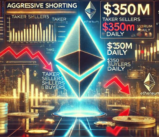 Ethereum Faces Aggressive Shorting As Taker Sellers Outpace Consumers By $350M Each day – Analyst