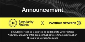 Singularity Finance Declares Collaboration with Particle Community