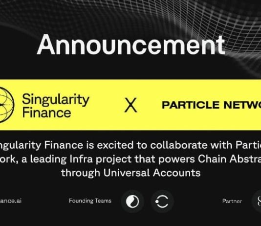Singularity Finance Declares Collaboration with Particle Community Singularity Finance Declares Collaboration with Particle Community