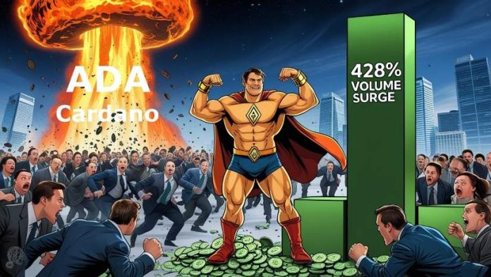 Cardano (ADA) Makes Waves with a Huge 428% Quantity Surge Amid Crypto Crash