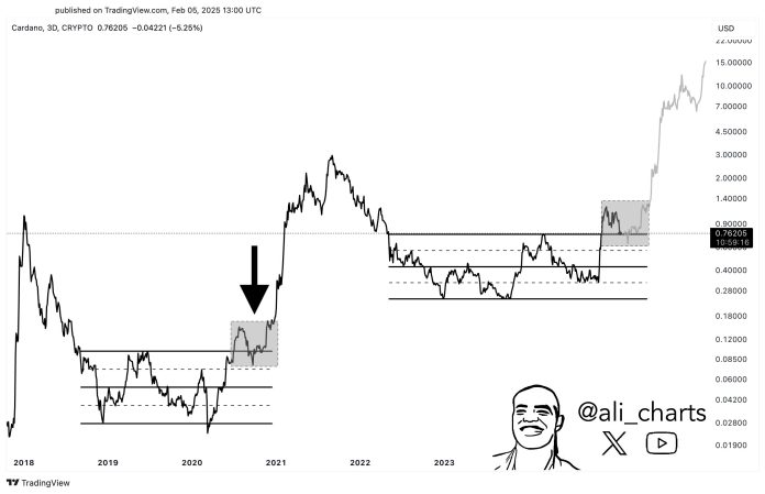 Cardano May Explode By 1,850% In ‘Monster Parabolic Rally’: Analyst