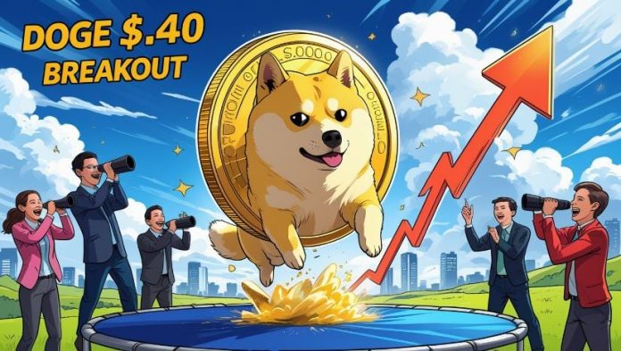 Dogecoin Worth at a Tipping Level: Analysts Predict Bullish Breakout Above $0.40