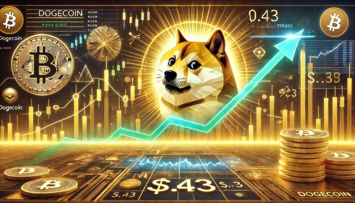 Dogecoin Breaks Above Falling Wedge Sample – Analyst Units $0.43 Goal