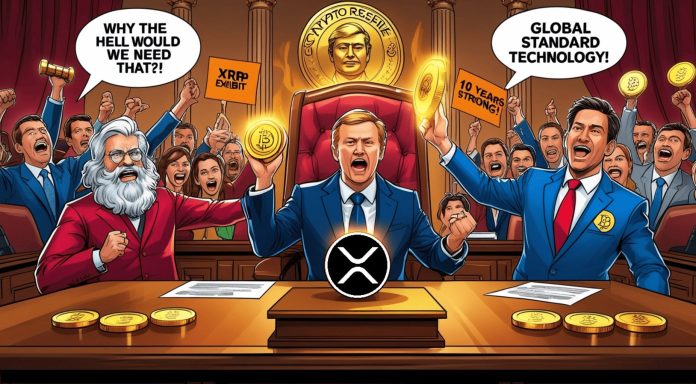 XRP Information – Charles Hoskinson Defends XRP As Peter Schiff Assaults U.S. Crypto Reserve