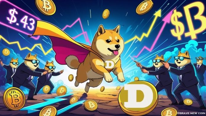 Dogecoin Worth Prediction: DOGE Eyes $0.43 Breakout as Analysts Forecast 16% Surge from Bullish Sample