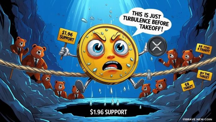 XRP Worth Prediction: XRP Breaks 100 EMA Help Whereas Analysts Debate $Eight Surge