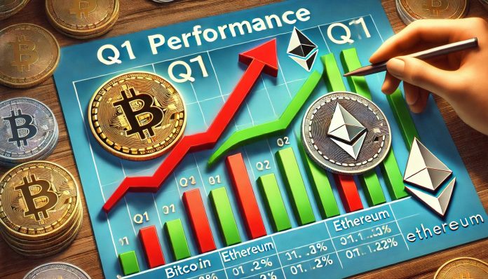 Ethereum Lags Behind Bitcoin In Q1 Efficiency Amid Market Downturn – Particulars