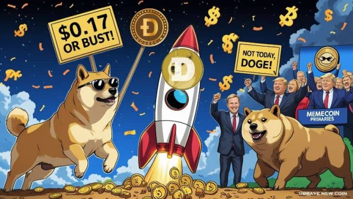 Dogecoin Value Prediction: DOGE Eyes $0.17 Breakout as Buying and selling Quantity Soars and Political Buzz Fuels Meme Coin Momentum Dogecoin Value Prediction: DOGE Eyes $0.17 Breakout as Buying and selling Quantity Soars and Political Buzz Fuels Meme Coin Momentum