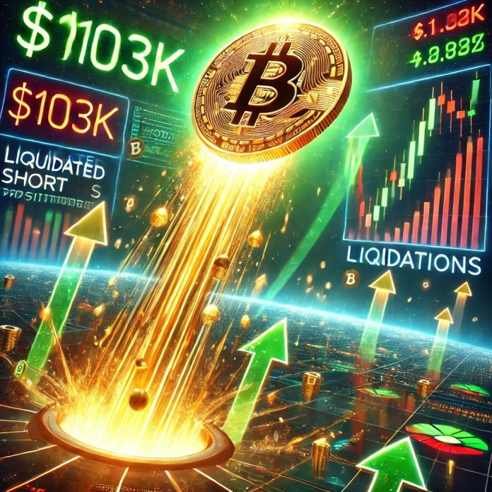 Bitcoin Reaches $103Okay as Funding Price Turns Optimistic Submit-Liquidations