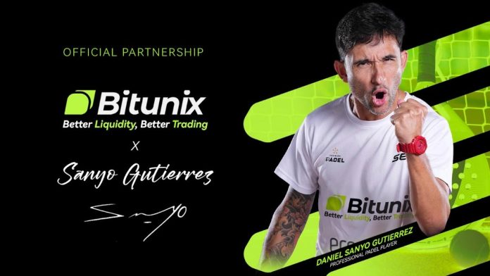 Bitunix Trade Proclaims Partnership with Padel Star Sanyo Gutiérrez