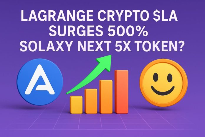 As Lagrange Crypto Token $LA Surges, Climbing 500%, Will Solaxy See Larger Features?