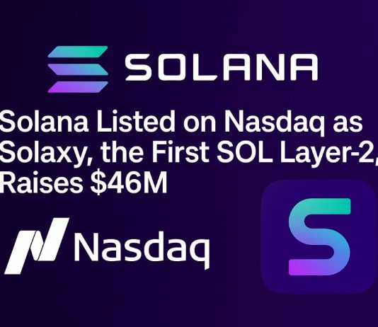 Solana Listed on Nasdaq as Solaxy, the First SOL Layer-2, Raises $46M