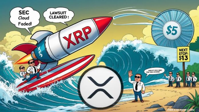 XRP Worth Prediction: Wave Rely Hints at XRP Surge to $5 as Ripple Lawsuit Cloud Clears