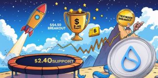 Sui (SUI) Value Prediction: Sui Value Rebounds Strongly from $2.40 Help as Crypto Analyst Targets $4.50 Breakout
