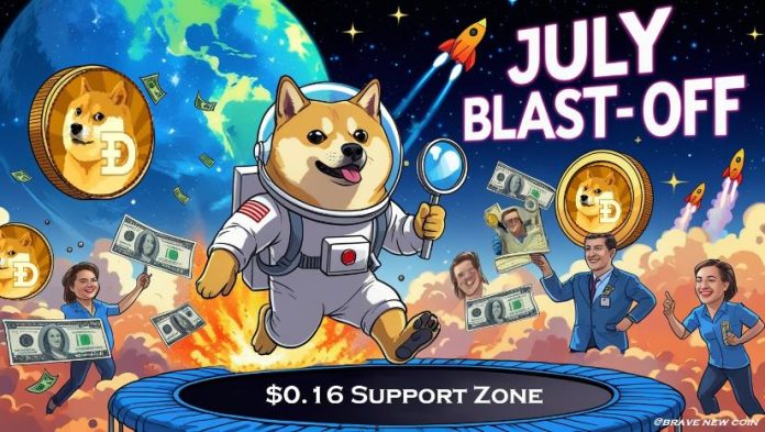 Dogecoin (DOGE) Value Prediction: Crypto Analyst Sees Dogecoin Charging Towards $1 in Explosive July Setup