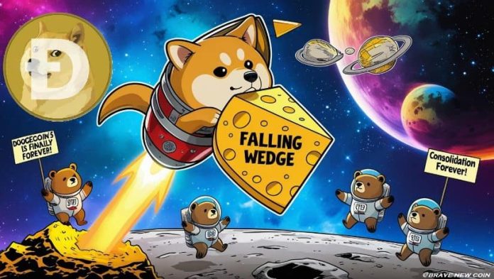 Dogecoin (DOGE) Value Prediction: Dogecoin Builds Momentum Above $0.17 as Falling Wedge Alerts Bullish Reversal