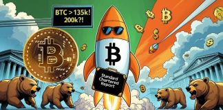Bitcoin (BTC) Worth Prediction: Customary Chartered Forecasts $135Ok in Q3 and $200Ok by 12 months-Finish