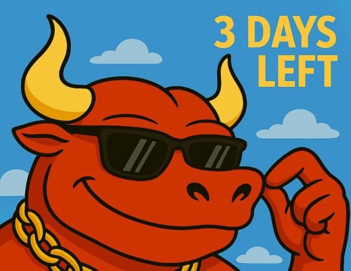 Ultimate three Days for BTC Bull Token Presale as Crypto Whales Make Investments