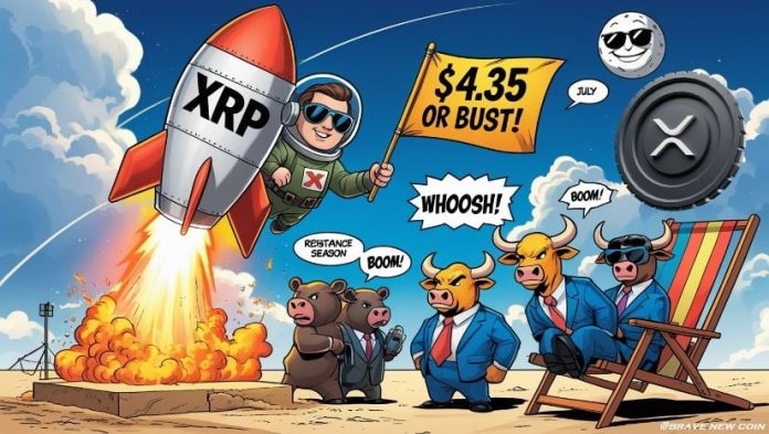 XRP Worth Prediction: Analyst Says XRP Season Has Began With $4.35 in Sight This July XRP Worth Prediction: Analyst Says XRP Season Has Began With $4.35 in Sight This July