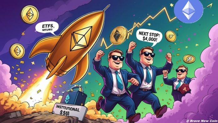 Ethereum (ETH) Worth Prediction: Will Ethereum Hit $4,000? Whale Accumulation and ETF Inflows Sign Instant Breakout