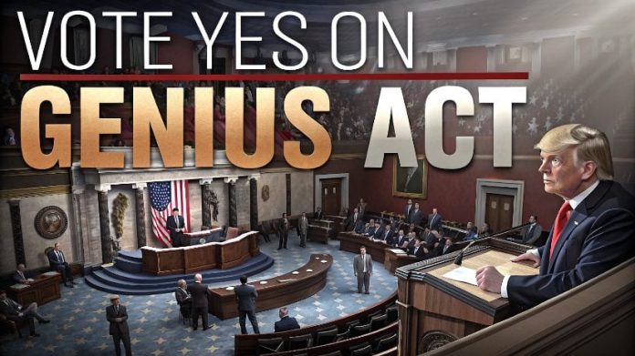 Trump Pushes Republicans to Vote For GENIUS Act Throughout “Crypto Week”