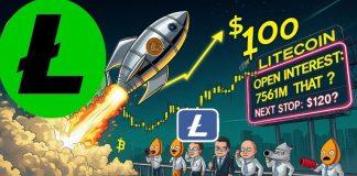 Litecoin (LTC) Value Prediction: Litecoin Breaks $100 as Open Curiosity Hits $761M—Is a Main Rally Imminent?