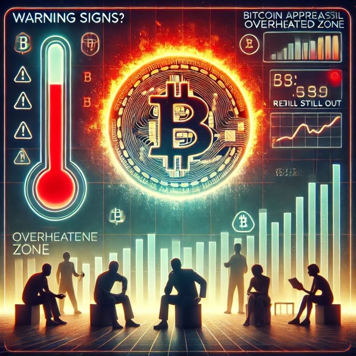 Warning Indicators? Bitcoin Approaches Overheated Zone as Retail Nonetheless Sits Out