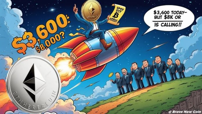 Ethereum (ETH) Worth Prediction: Ethereum’s Path to $8,000 Beneficial properties Momentum as Eric Trump Backs Bullish Outlook