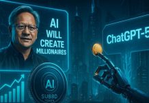 Al Will Create Millionaires’ Prediction from Nvidia CEO & ChatGPT-5 May Push SUBBD Token Forward Al Will Create Millionaires’ Prediction from Nvidia CEO & ChatGPT-5 May Push SUBBD Token Forward
