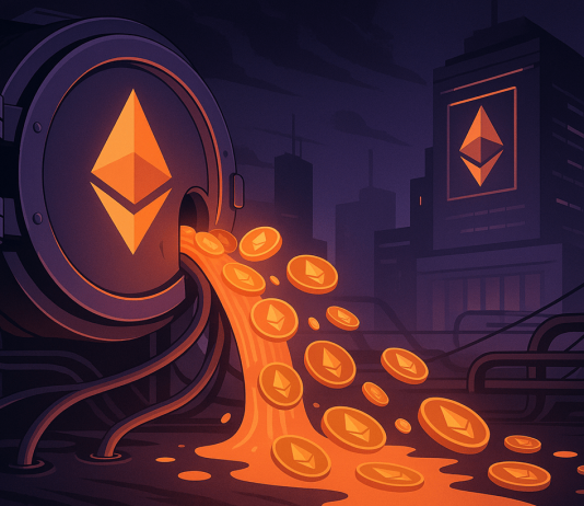 Ethereum Change Reserve Plummets: Over 1 Million ETH Withdrawn