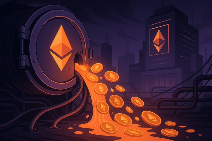 Ethereum Change Reserve Plummets: Over 1 Million ETH Withdrawn