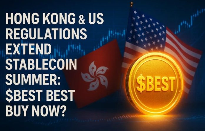 ​​Hong Kong & US Rules Lengthen Stablecoin Summer time: $BEST Finest Purchase Now?