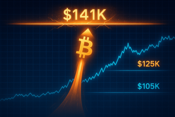 $141,000 May Be Subsequent Key Bitcoin Resistance If Value Breaks Greater, Report Says