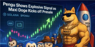 Memecoins Are Again: Pengu Flashes Purchase Sign as Maxi Doge Raises $100Ok in Presale