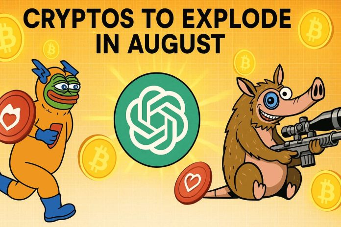5 Cryptos Set to Explode In accordance with ChatGPT: August 2025 Picks