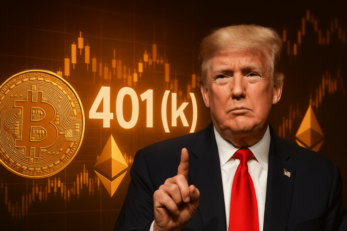 Crypto Set For $1.25 Trillion Tsunami As Trump Opens 401(ok) Floodgates