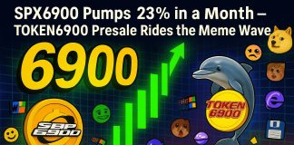 SPX6900 Pumps 23% in a Month as TOKEN6900 Presale Rides the Hype