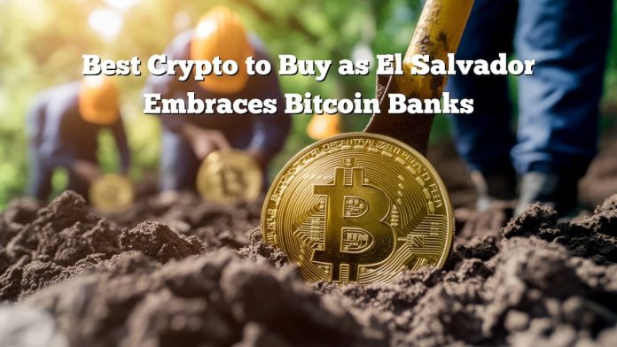 Finest Crypto to Purchase as El Salvador Opens the Door to Bitcoin Banks