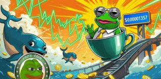 Pepe (PEPE) Value Prediction: Pepe Types Bullish Cup-and-Deal with After 7% Surge—Heading Towards $0.00001357 Breakout