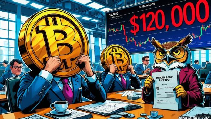 Bitcoin (BTC) Value At this time: Bitcoin Nears $120,000 as El Salvador Launches Bitcoin Banks