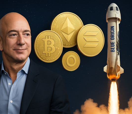 Jeff Bezos’ Blue Origin Now Takes Bitcoin, ETH, SOL For Spaceflights