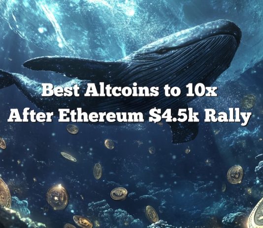 Finest Altcoins to 10x After Ethereum’s $4.5K Breakout and $265Ok Whale Strikes Finest Altcoins to 10x After Ethereum’s $4.5K Breakout and $265Ok Whale Strikes