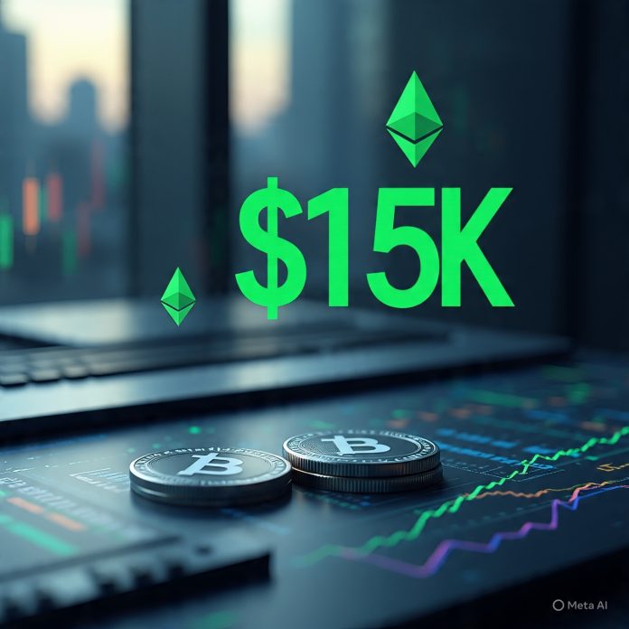 Ethereum May Surge To $15Ok As Establishments Pile In, Analysis Reveals