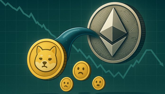 Memecoins Lose Floor In Market Share As Ethereum Absorbs Liquidity