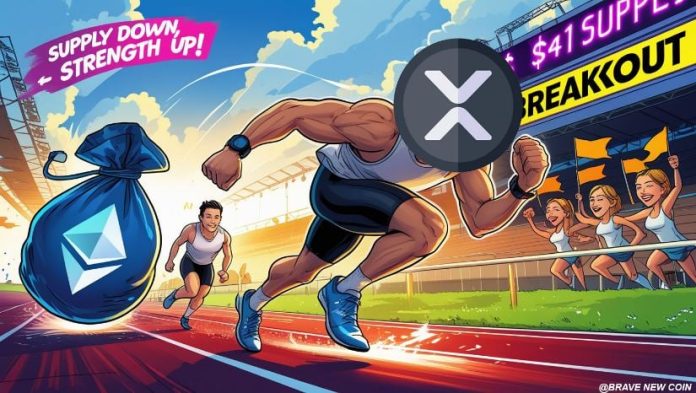XRP Worth Prediction: XRP Features Energy On Provide Drop and Bullish Divergence In opposition to ETH—Breakout Brewing?