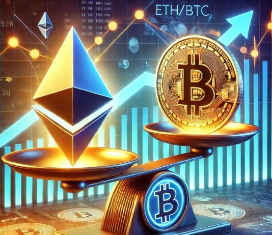 Ethereum vs. Bitcoin: ETH/BTC Ratio Climbs to Yearly Peak Amid Market Shift