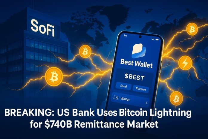 SoFi Integrates Bitcoin Lightning for $740B Remittance Market