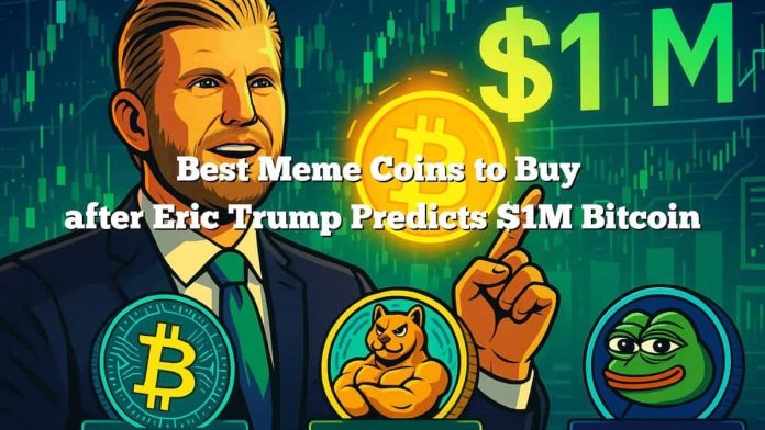 Eric Trump Predicts $1M Bitcoin – Three Meme Cash Set to Experience the Hype