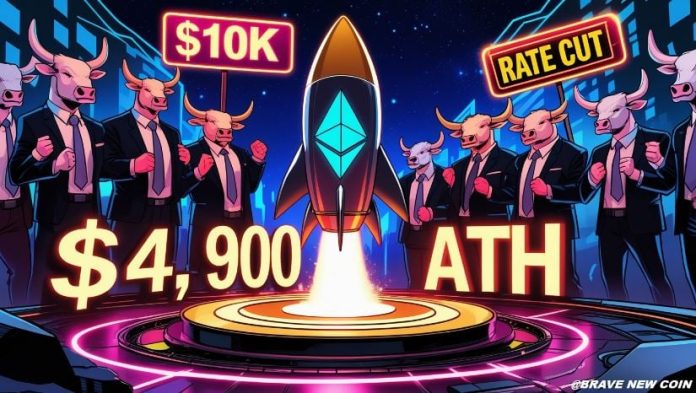 Ethereum (ETH) Value Prediction: Ethereum Nears $4,900 as $12.7B ETF Inflows and Fed Coverage Gasoline $10Okay Rally Hopes