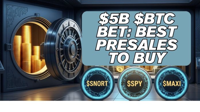 KindlyMD Makes $5B Bitcoin Wager: These Are the Finest Presales To Purchase